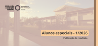 Alunos(as) especiais selecionados(as) para o 1º semestre de 2026
