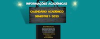 Calendário Acadêmico - 2023/1