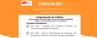 Checklist: integralização de créditos, exame de qualificação e defesa