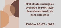 Credenciamento de novos docentes