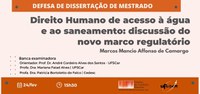 Defesa de Dissertação de Marcos Mancio Affonso de Camargo aconteceu no dia 24/2