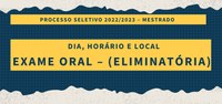 Divulgados horário, local e data do Exame Oral