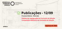 Processo Seletivo 2026: respostas aos pedidos de impugnação + composição definitiva da Comissão de Seleção