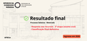 Processo Seletivo 2026: Resultado final