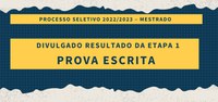 Processo seletivo - Divulgado resultado da Etapa 1