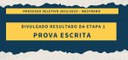 Processo seletivo - Divulgado resultado da Etapa 1