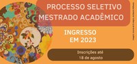 Processo seletivo para ingresso em 2023